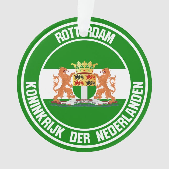 Rotterdamer RundEmblem Ornament (Vorderseite)