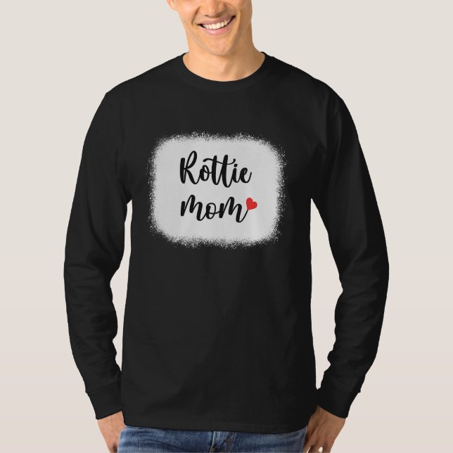 Rottie Dog Mom Womens Rottweiler T-Shirt (Vorderseite)