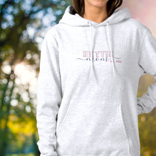 Rottie-Mama Etabliertes-Jahr Rosa Lila Hoodie