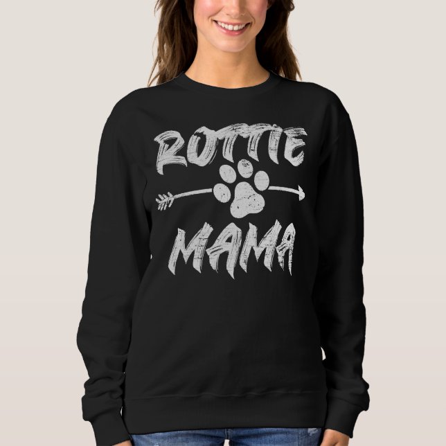 Rottie Mama Rottweiler Pullover Hoodie 5 (Vorderseite)