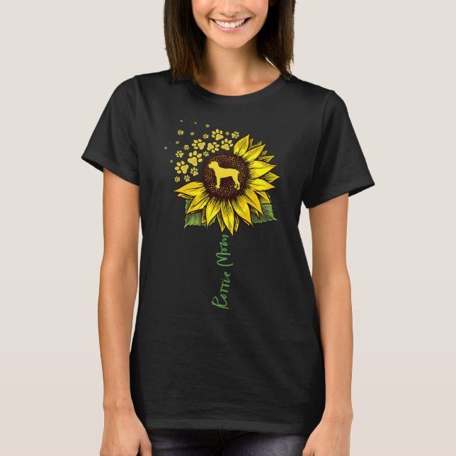 Rottie Mama Sonnenblume Rottweiler Dog Mama Mama 1 T-Shirt (Vorderseite)