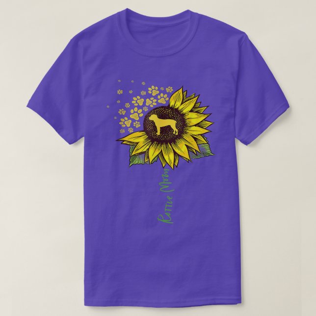 Rottie Mama Sonnenblume Rottweiler für Männer Jung T-Shirt (Design vorne)
