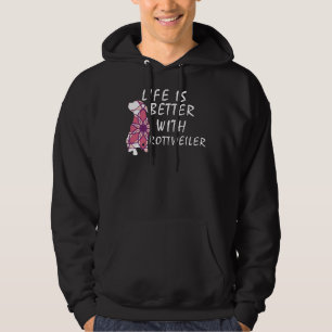 Rottie Mandala Hoodie