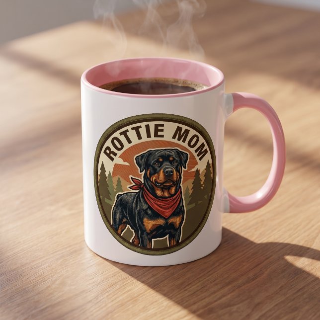 Rottie Mom Kaffeetasse | Rottweiler-Mutter beschen (Von Creator hochgeladen)
