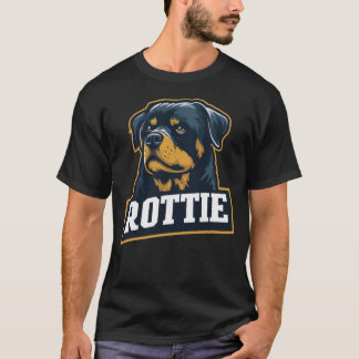 Rottie – Starkes Rottweiler Portrait T-Shirt