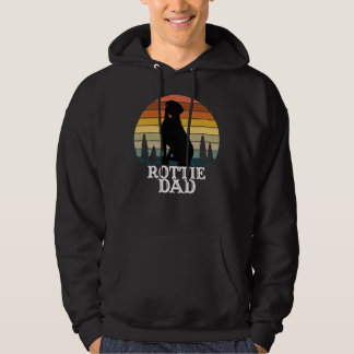 Rottie Vater Retro Vintag Hoodie