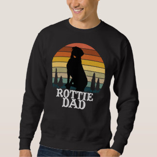 Rottie Vater Retro Vintag Sweatshirt