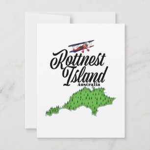 Rottnest-Insel Australien Karte