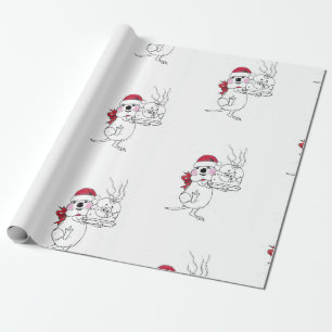 ROTTO ROXIE'S CHRISTMAS WRAPPING PAPER GESCHENKPAPIER