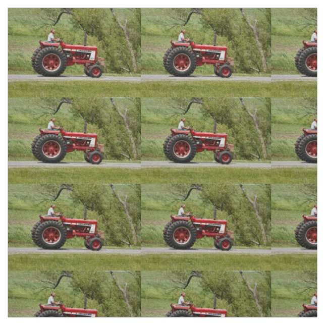Rottraktor Stoff (Muster)