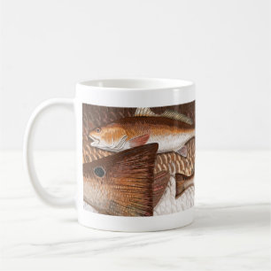 Rottrommel (Rotbarsch) Grafik Kaffeetasse