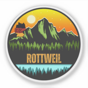 Rottweil, Baden-Württemberg Deutschland Aufkleber
