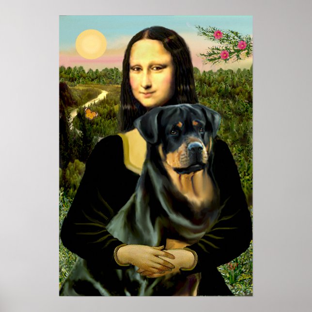 Rottweiler (#3) - Mona Lisa Poster (Vorne)