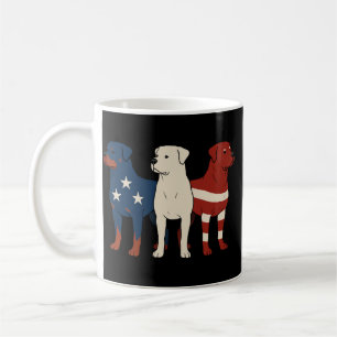 Rottweiler 4. Juli Hunde Liebhaber Männer USA-Flag Kaffeetasse