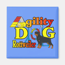 Rottweiler Agility Gips Magnet