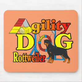 Rottweiler Agility Gips Mousepad