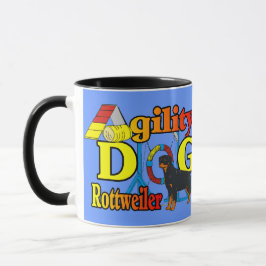 Rottweiler Agility Gips Tasse