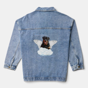 Rottweiler Angel Jeansjacke