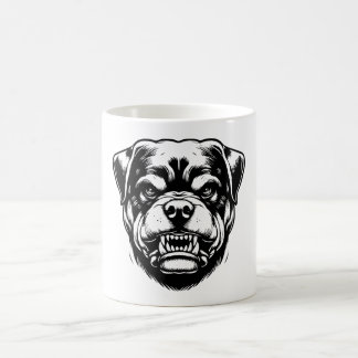 Rottweiler Angry Face Kaffeetasse