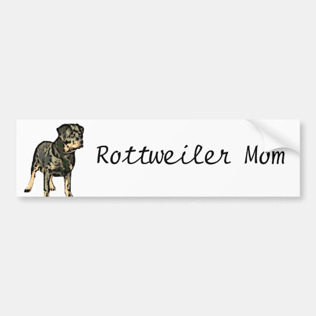 Rottweiler Autoaufkleber (Vorne)