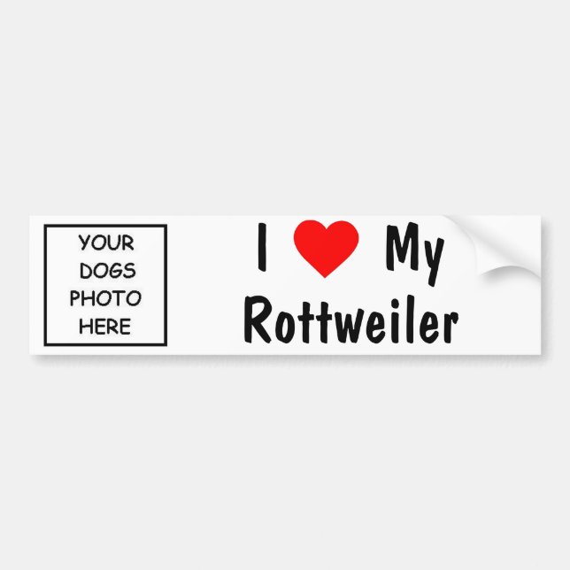Rottweiler Autoaufkleber (Vorne)