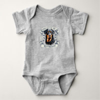 Rottweiler Baby Bodysuit