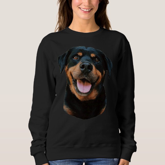 Rottweiler Beautiful Dog Breed Sweatshirt (Vorderseite)