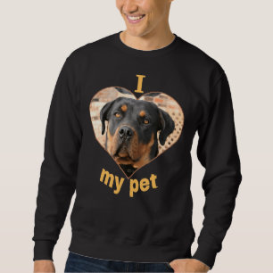Rottweiler Beautiful Dog Prints I Liebe Hunde Sweatshirt
