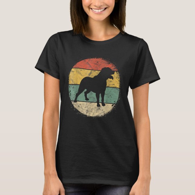 Rottweiler Besitzer Rottie Vater Ro T-Shirt (Vorderseite)