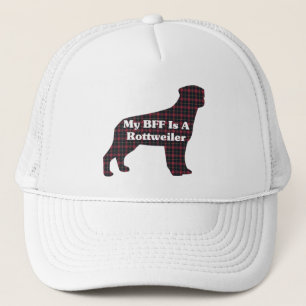 Rottweiler BESTE FREUNDIN Hat Truckerkappe
