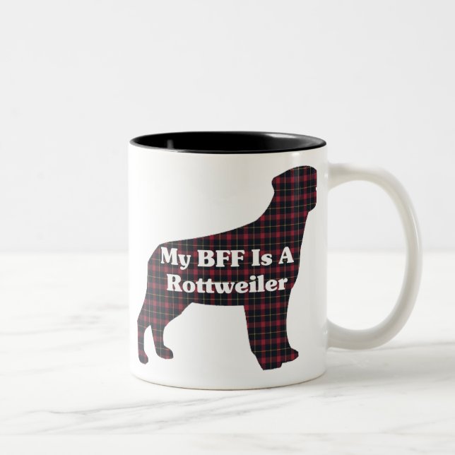 Rottweiler BESTE FREUNDIN Tasse (Rechts)