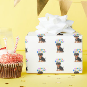 Rottweiler Birthday Geschenkpapier