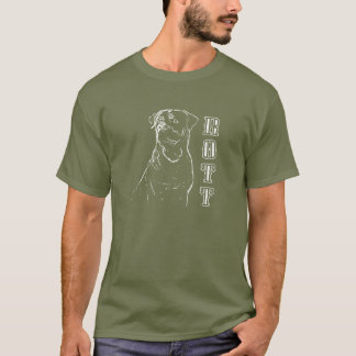 Rottweiler Bleistiftskizze T-Shirt