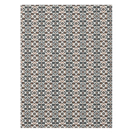 Rottweiler-Blumen geometrisches Muster Tischdecke