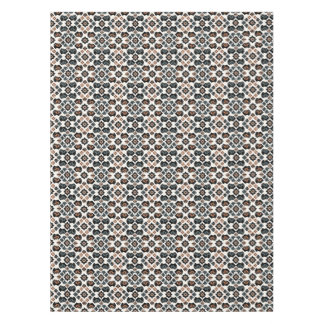 Rottweiler-Blumen geometrisches Muster Tischdecke