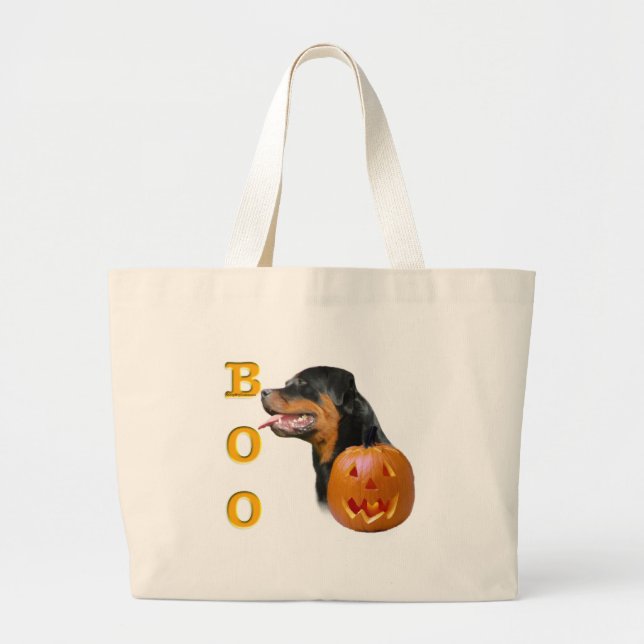 Rottweiler Boo Jumbo Stoffbeutel (Vorne)