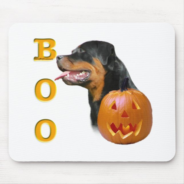 Rottweiler Boo Mousepad (Vorne)