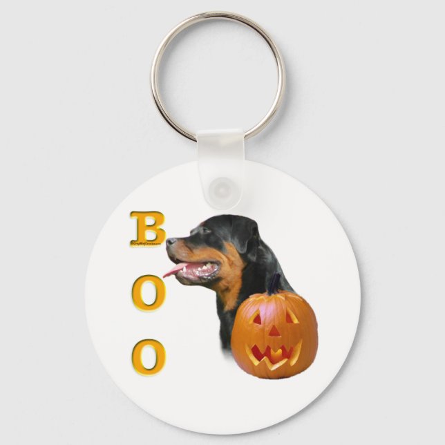 Rottweiler Boo Schlüsselanhänger (Vorderseite)