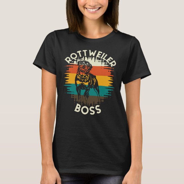 Rottweiler Boss T-Shirt (Vorderseite)