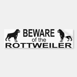 rottweiler bumber Aufkleber Autoaufkleber
