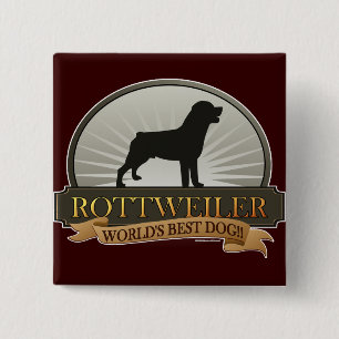 Rottweiler Button
