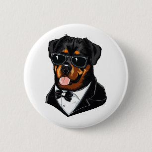 Rottweiler Button