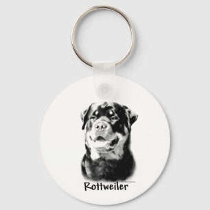 Rottweiler Charcoal Schlüsselanhänger