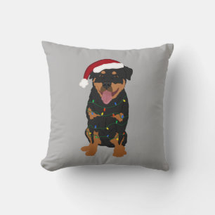 Rottweiler Christmas Kissen