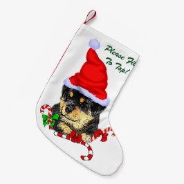 Rottweiler Christmas Kleiner Weihnachtsstrumpf