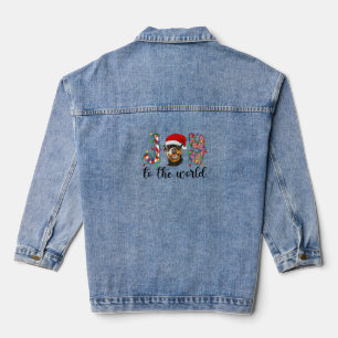 Rottweiler Christmas Rottie Xmas Party Rottweiler Jeansjacke