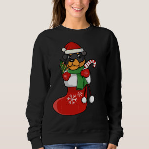 Rottweiler Christmas Strumpf Sweatshirt