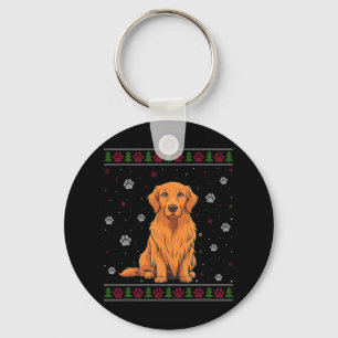 Rottweiler Christmas Sweater Xmas Haustier Hund L Schlüsselanhänger