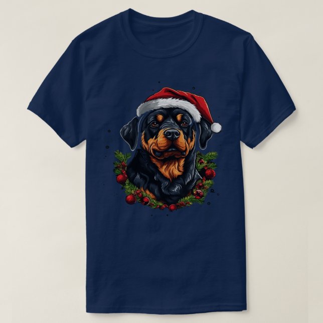 Rottweiler Christmas T-Shirt (Design vorne)