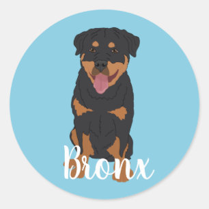 Rottweiler Classic Round Sticker